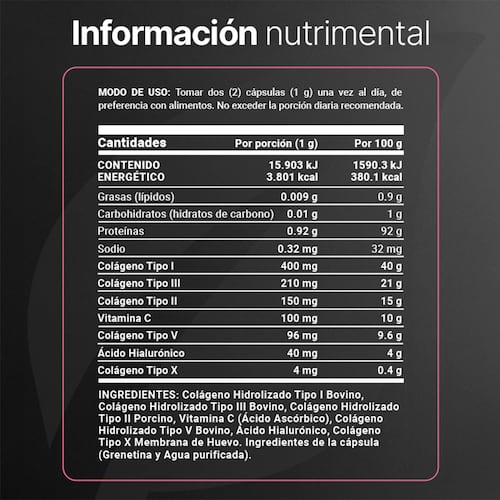 Collagen Blend I II III V X