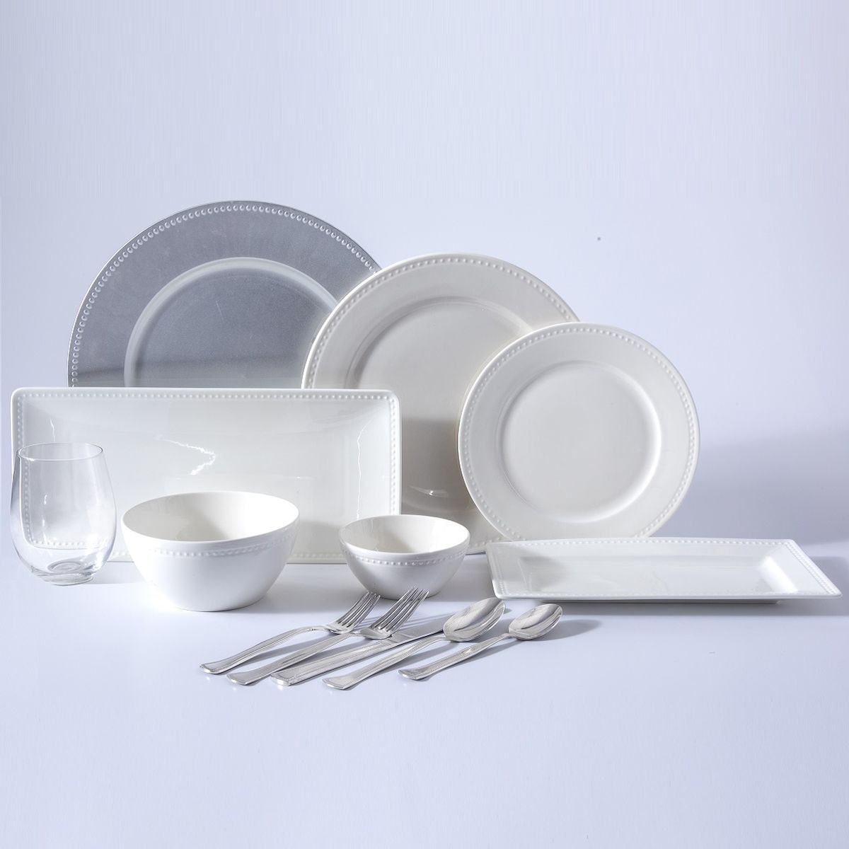 Set Vajilla de Porcelana Moderna y Elegante 74 Piezas Home Detail