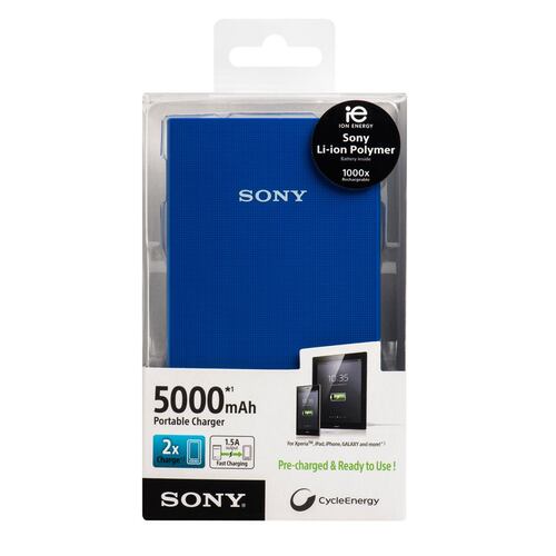 Cargador Portátil Sony 5000 mAh / Azul