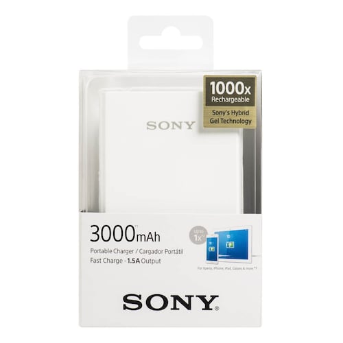 Cargador Sony 3000MAH Blanco