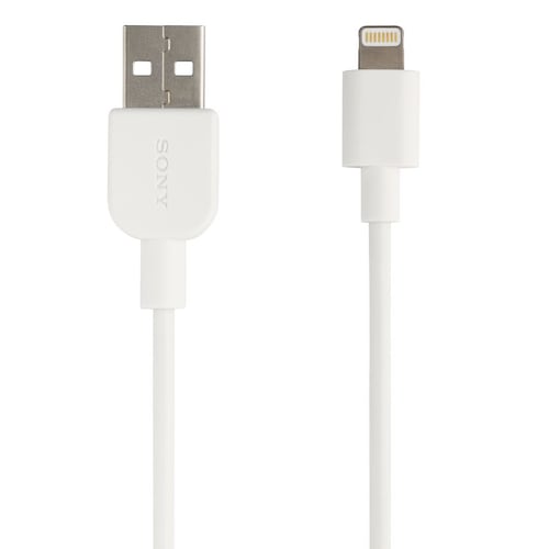 Cable Lightning, USB A iPhone (100cm) Blanco Sony