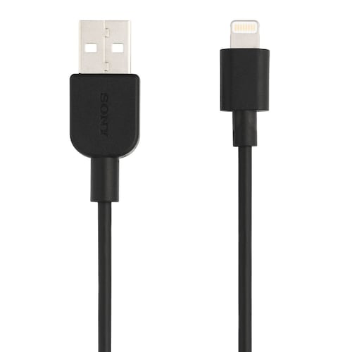 Cable Lightning, USB A iPhone (100cm) Negro Sony
