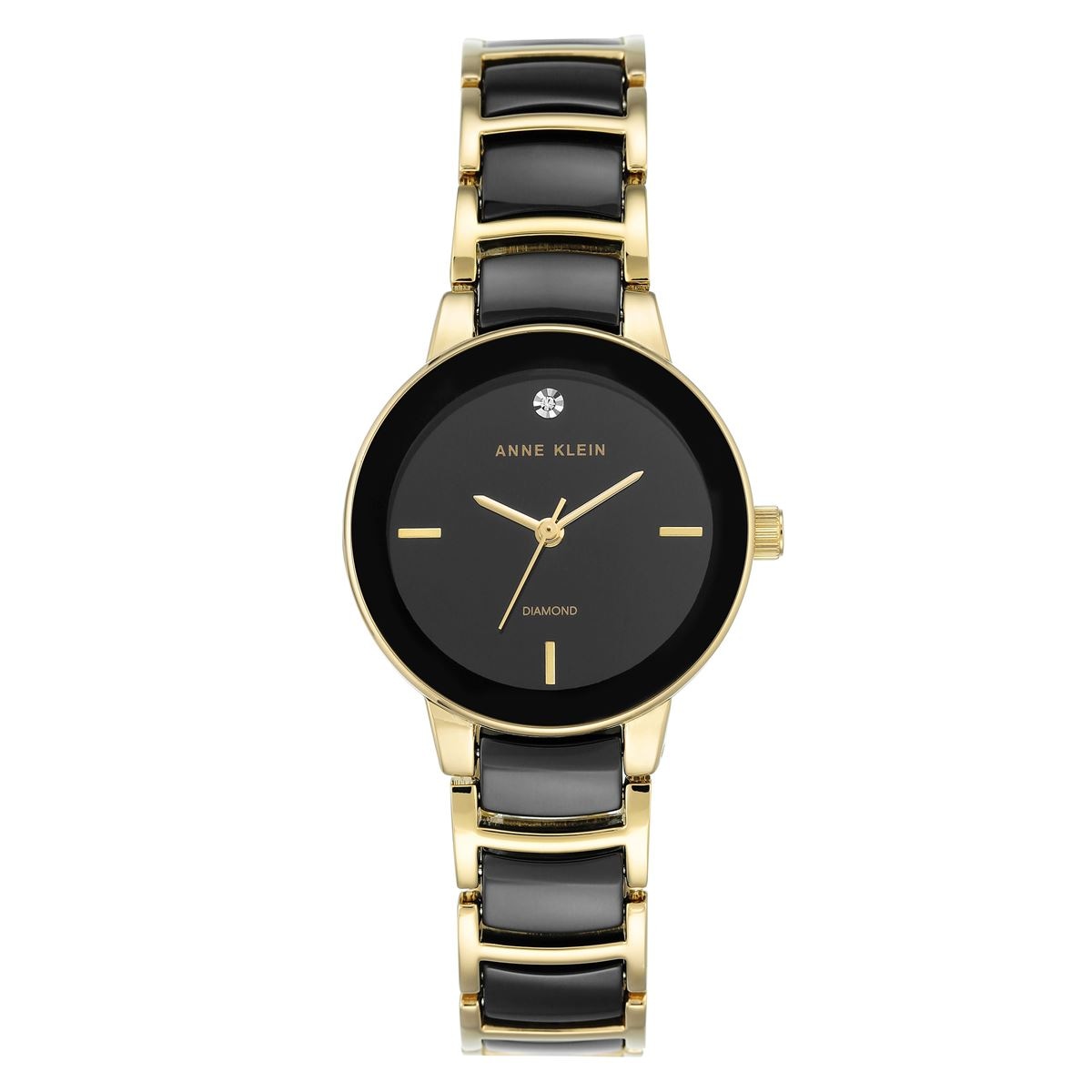 Reloj anne klein online dama negro