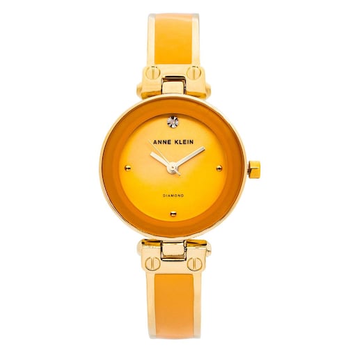 Reloj Anne Klein Análogo Amarillo Para Dama