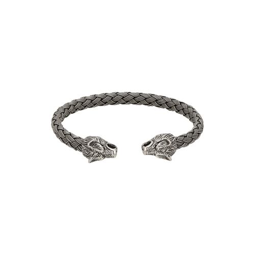 Pulsera Lobo Plateado Quantum