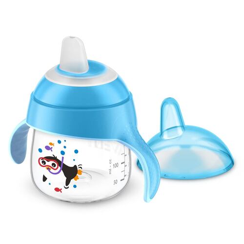 Vaso Boquilla Avent 7 Oz Azul