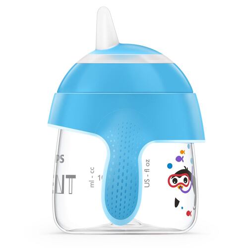 Vaso Boquilla Avent 7 Oz Azul