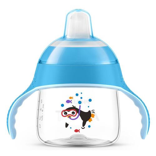 Vaso Boquilla Avent 7 Oz Azul