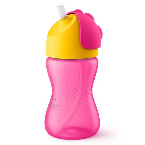 Vaso con popote 10 Oz Avent Niña