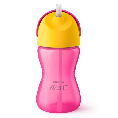 Vaso con popote 10 Oz Avent Niña