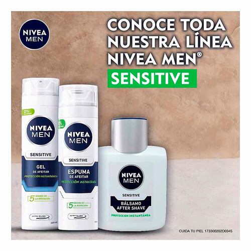 Espuma para Afeitar Sensitive 200 ml Nivea Men