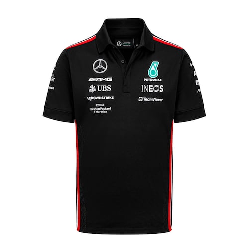 Camiseta Mercedes AMG Petronas F1 2023 Team Driver - Negro - Niños