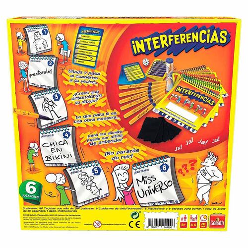 Interferencias Juego de Mesa Goliath