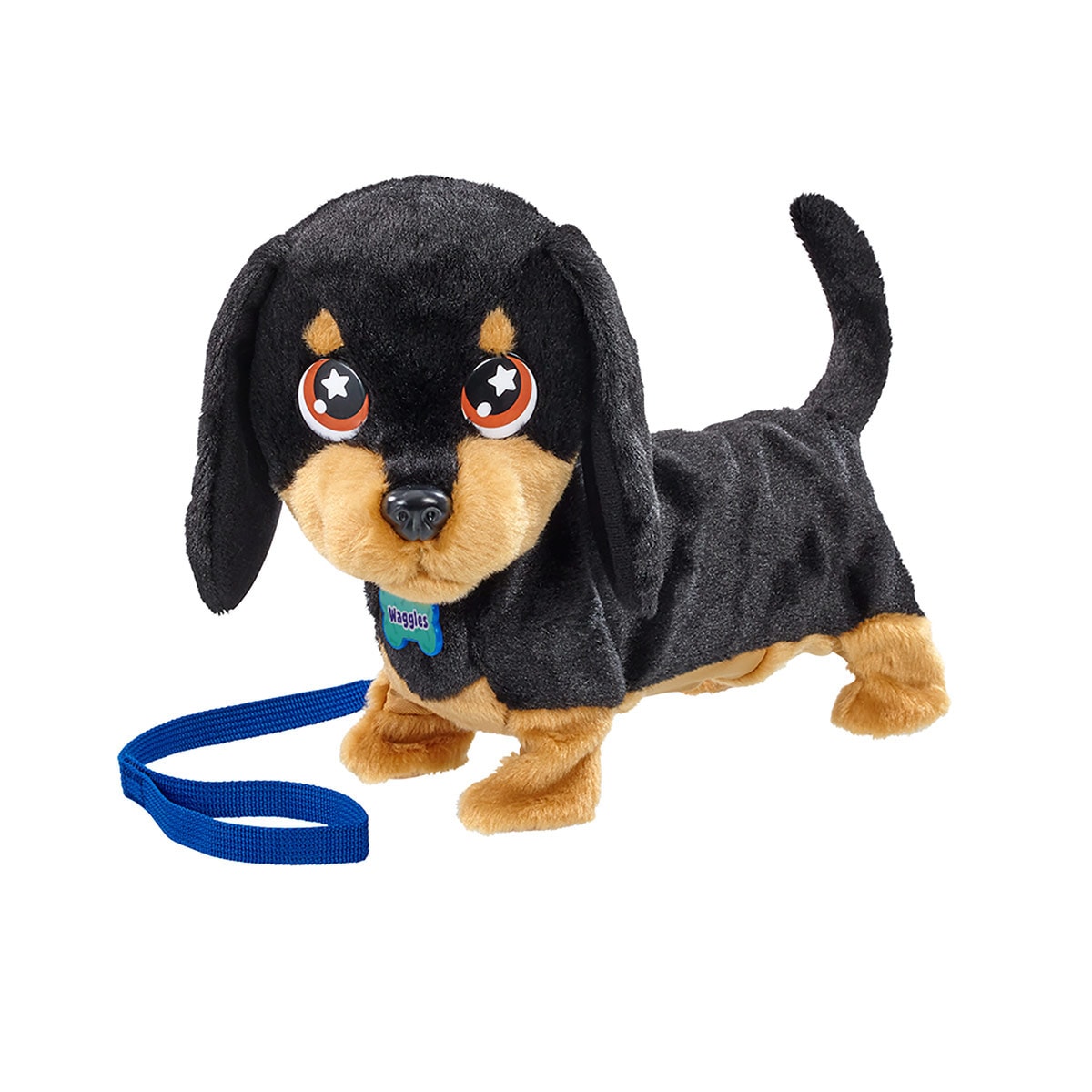 Peluche Interactivo Perro Salchicha Camina y Ladra Animagic Waggles