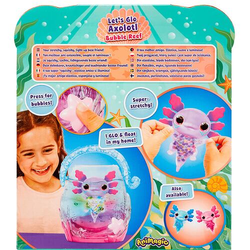 Set de Juego Mascota Electrónica Axolotl Morado Animagic