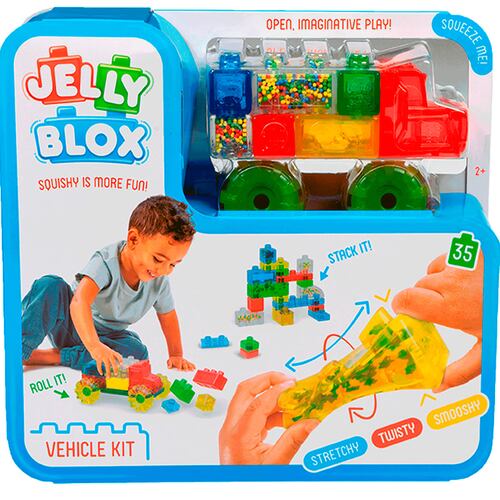 Set Bloques de Construcción Vehículo Jelly Blox
