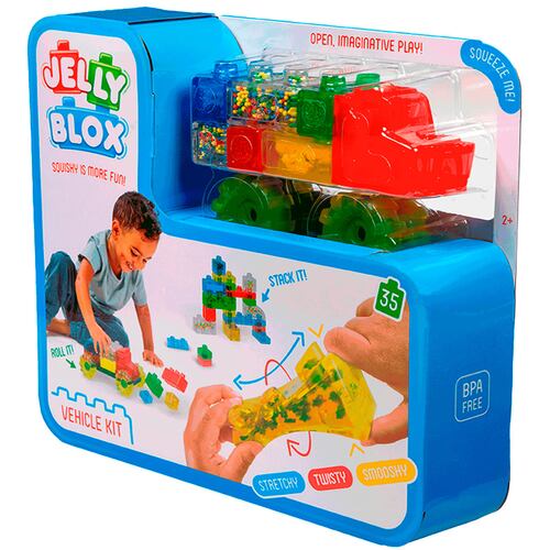Set Bloques de Construcción Vehículo Jelly Blox