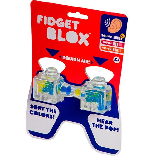 Juguete Sensorial con Sonido Fidget Blox ¡Colecciónalos Todos!