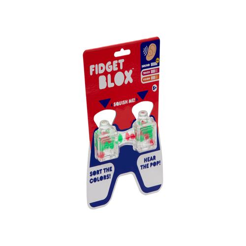 Juguete Sensorial con Sonido Fidget Blox ¡Colecciónalos Todos!