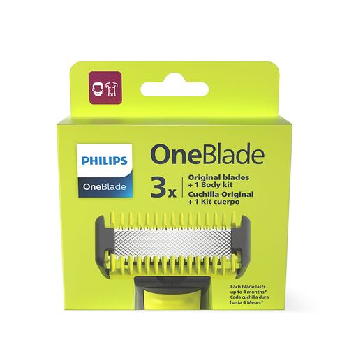 Repuesto One Blade 3 cuchillas Philips QP630/51