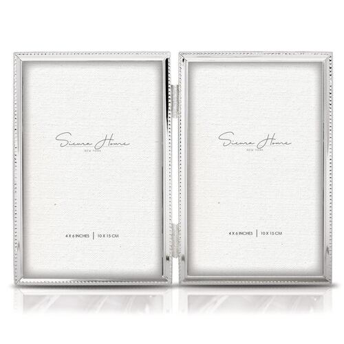 Portarretrato Double Pearson Fr Argento
