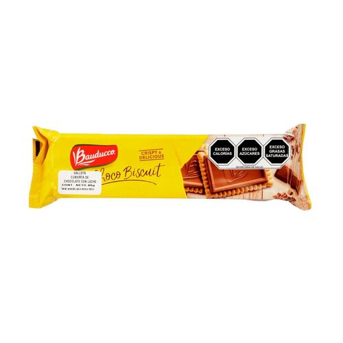 Galleta cubierta de chocolate con leche Choco Biscuits 80grs