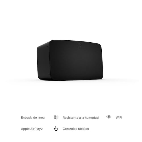 Bocina Sonos Five De Alta Fidelidad Para Sonido Superior Negra