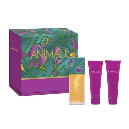 Estuche Fragancia Dama 3pc Animale EDP 100 ml