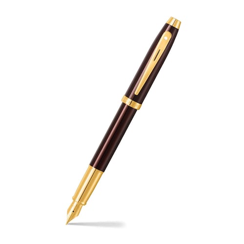 Pluma Fuente Sheaffer 100 9370 Café Marrón