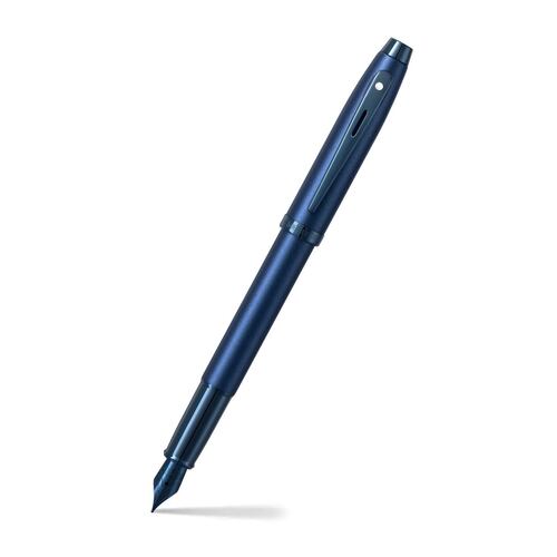Pluma Fuente Sheaffer 100 E9371 Azul Satinado