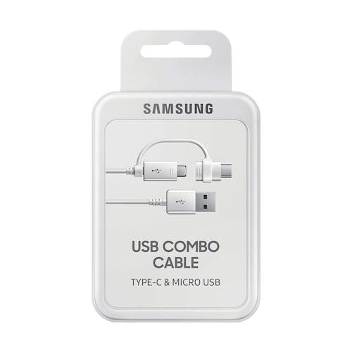Cable Samsung Micro USB y Tipo C