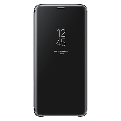 Funda S9 Plus Negro Clear View Standing