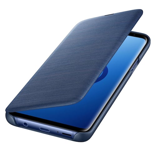 Funda S9 Plus Azul Led View Cover