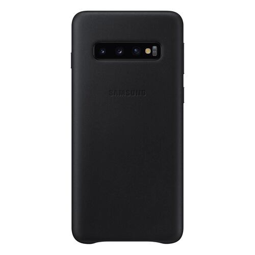 Funda para Galaxy S10 Color Negro Leather Cover Samsung