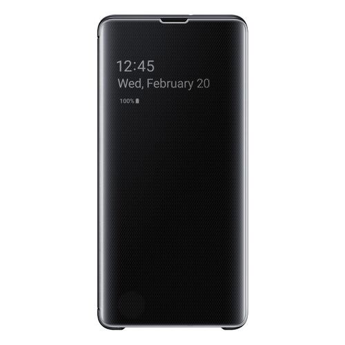 Funda para Galaxy S10+ Color Negro Clear View Samsung