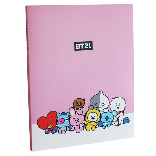 Folder Rosa Line Friends Línea BT21