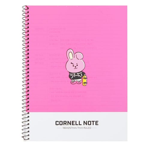 Cuaderno Cornell Personaje Cooky Línea BT21