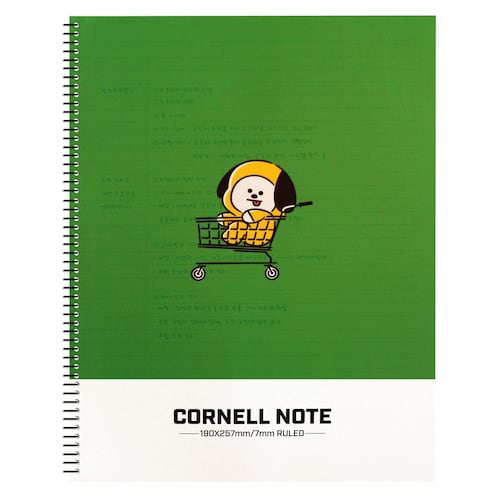 Cuaderno Cornell Con Personaje Chimmy Línea BT21