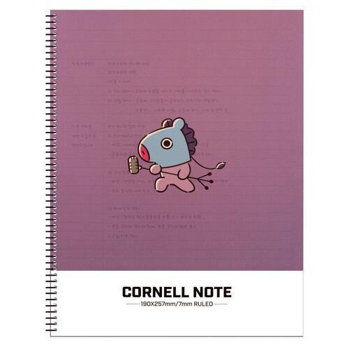 Cuaderno Cornell Personaje Mang Línea BT21