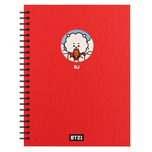 Cuaderno De Ventana Personaje RJ Línea BT21
