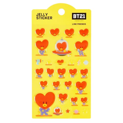 Jelly Sticker Personaje VER2 Tata Línea BT21