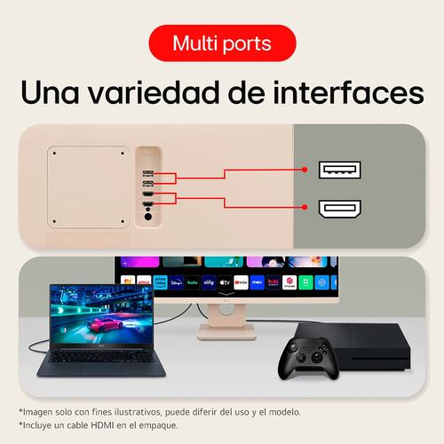 Monitor FHD LG de 27 Pulgadas 27sr50f