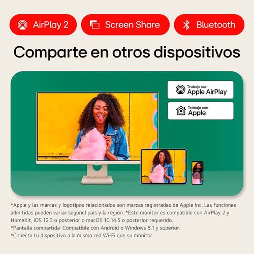 Monitor FHD LG de 27 Pulgadas 27sr50f