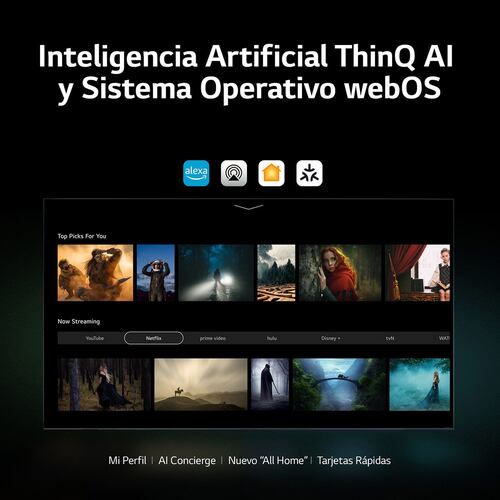 Pantalla LG 55 pulgadas 4K ThinQ 55QNED75SRA