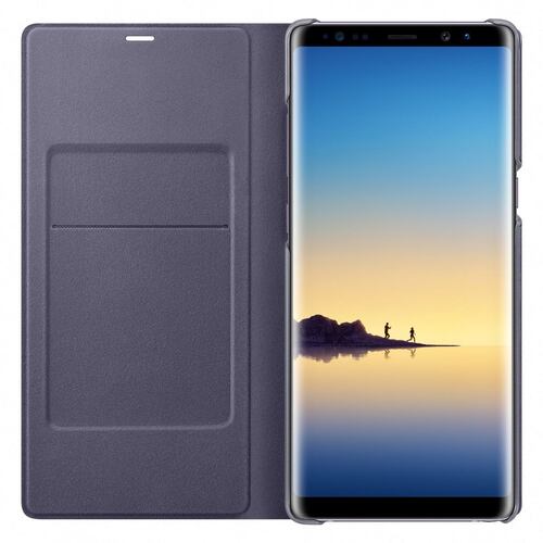 Funda Led View Cover Note 8 Ochid Gris