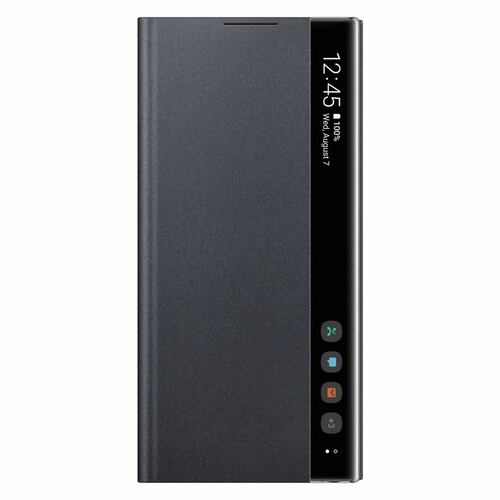 Funda Clear View Negra  Para Samsung Note 10
