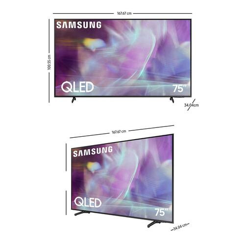 Pantalla QLED Samsung  75 pulgadas 4K