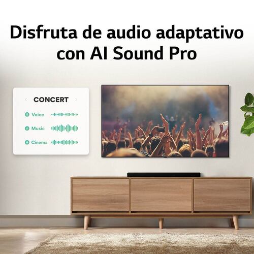 LG Soundbar SPD7Y con 3.1.2 canales, Dolby Atmos® y Tecnología MERIDIAN