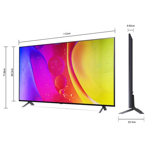Pantalla  LG NanoCell TV 50 Pulgadas 4K SMART TV con ThinQ AI