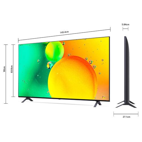 Pantalla  LG NanoCell TV 65 Pulgadas 4K SMART TV con ThinQ AI